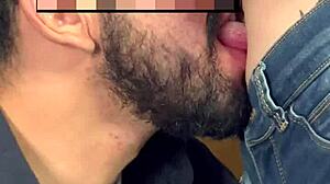 Close-Up Massage Of Latina's Belly Button