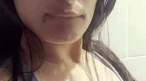 Masturbating in Public Bathroom When Alone