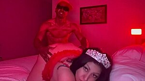 goddessx got that big booty clapping hard on a massive bbc, damn!