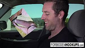 Oops, delivery driver got wild with step sis in hardcore pickup!