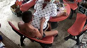 Black Milf and Teen Girl in Hardcore Blowjob and Sex Session, What a Mess They Made