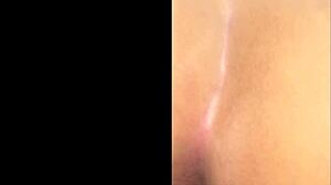 Curvy Brunette Prima Sucks Cock and Gets Cum on Fat Ass