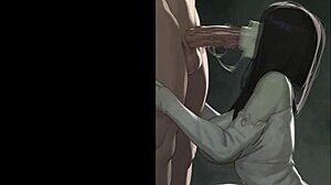 사다코 aka 슉딕코가 7일 후에 널 사냥하며 딥스로트 액션!