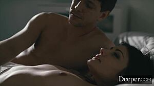 Adria Rae opens up for mmf domination with deepthroat anal and double penetration facial.