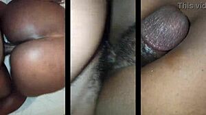 Raw doggystyle with bestfriend’s big African ass after church on Sunday