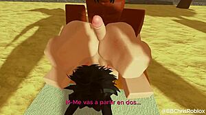 Black bull pounds femboy bunny in doggystyle with big cock 😍