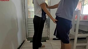 Neighbor's stepdaughter drops by for kinky favors.