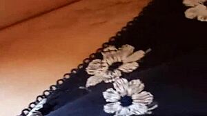 Watch Gretala peek at her hairy pussy in that thong! Is she teasing you?