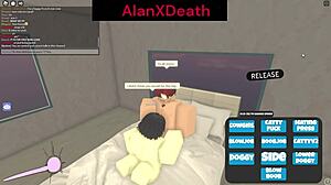 i was getting sucked off but the admin ruined it in roblox with her tits and pussy involved