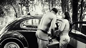 Trans woman riding a dildo toy