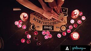 Goth Girl Lana Smalls and BFF August Skye Get Fingered Raw by Ghost Milf Penny Barber