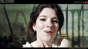 แก๊งเย็ดฟาร์มกับ Sara Bell ในฉาก double penetration สุดมันส์