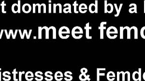 Humiliating moment realizing your tiny penis in femdom POV session