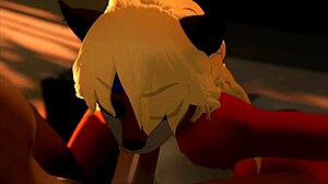 5 Furry Beasts Dive Into Wild Anal Action With Big Ass! Blowjob Frenzy Included!