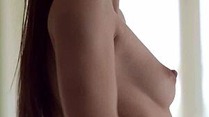 janeth tense strips dress to show hot naked body