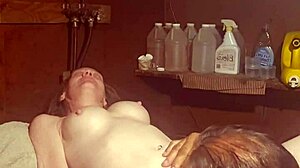 Eating and Fucking Hard on Washing Machine Again