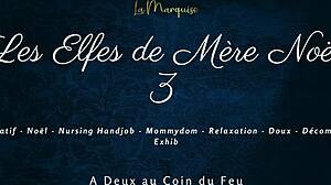 French elf gives nursing handjob 😍