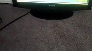 The spyro 3 character takes a relaxing shower in the game world.