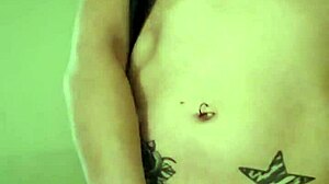 emy angel loves showing off her petite body.