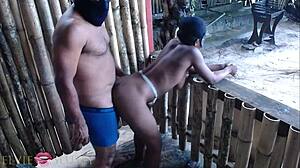 Ebony Big Ass Whore Gets Horny Pussy Fucked On African Beach Vacation