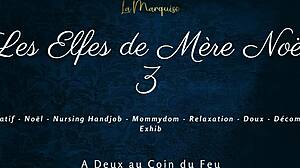 French elf gives nursing handjob 😍