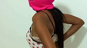 brunette slut meets STEP-BROTHER in dorm for crazy doggystyle sex without condom