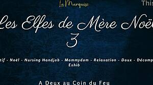 French elf gives nursing handjob 😍