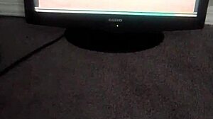 The spyro 3 character takes a relaxing shower in the game world.