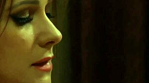 naughty lesbian mistress toys with her submissive slave's body. it's total control!