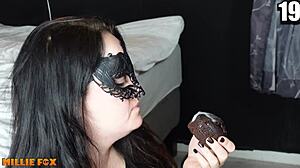 Amateur milf swallows huge cum loads!