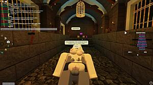 blonde slut deepthroats and shakes ass in doggystyle anal fucking