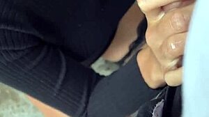 i flashed and fucked my favorite tiktok influencer outdoors