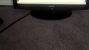 The spyro 3 character takes a relaxing shower in the game world.