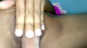 blindfolded wife removes condom, lets stranger creampie her tight pussy