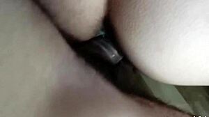Does this teen orgasm?