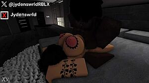 Boss blackmails employee with big black cock for promotion, leading to interracial blowjob and sex with her ass