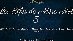 French elf gives nursing handjob 😍