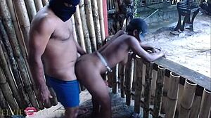 Ebony Big Ass Whore Gets Horny Pussy Fucked On African Beach Vacation