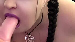 Kandy Kane's Big Tits Blowjob Skills Amaze!