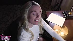 Celestina Blooms Opens Booty for Seth Brogan's Dripping Cum in Missionary