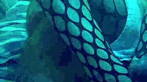 Want to feel my sexy feet in nylons giving a footjob?