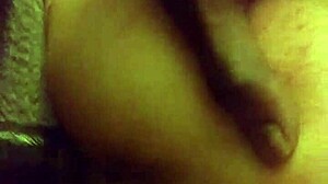 Riding massive black cock hard