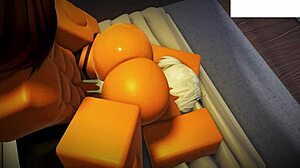Roblox slut gets pumped full