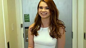 Mazy Meyers Shakes Small Ass In Cowgirl Riding Monster Cock!