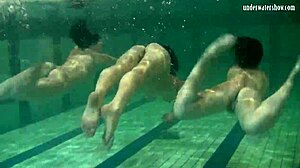 Ivetta, Katka, Barbara Dive into Underwater Lesbian Passion