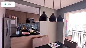 amberzinha showed off her new apartment and kicked it off with homemade fuck