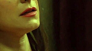 naughty lesbian mistress toys with her submissive slave's body. it's total control!