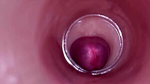 Ever seen deep ejaculation captured inside on camera?