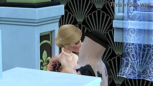 Bella And Milla In Sims 4 Office