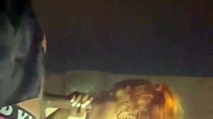 Amateur couple gets creampied in beale street garage